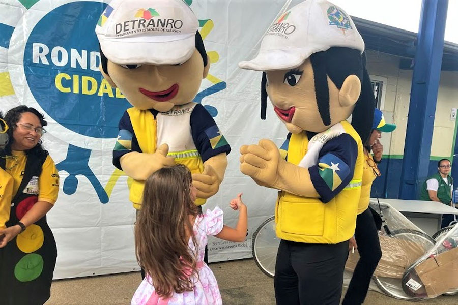 Com atividades lúdicas, Detran participa da primeira ação 2023 do Rondônia Cidadã - News Rondônia