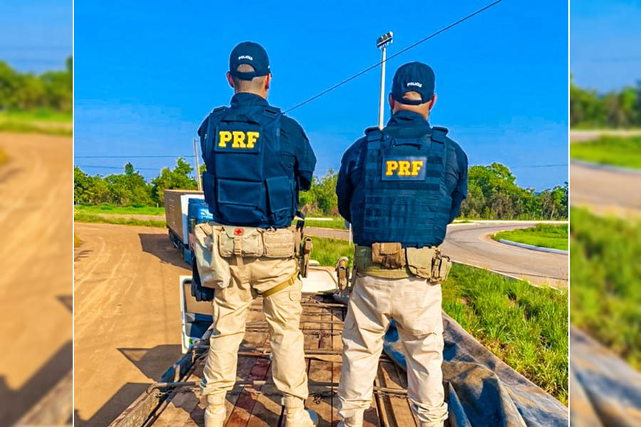 PRF apreende madeira ilegal em Humaitá-AM - News Rondônia