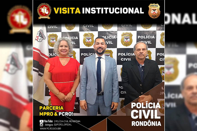 Polícia Civil de Rondônia recebe visita institucional de promotor e coordenador do GAECO - News Rondônia