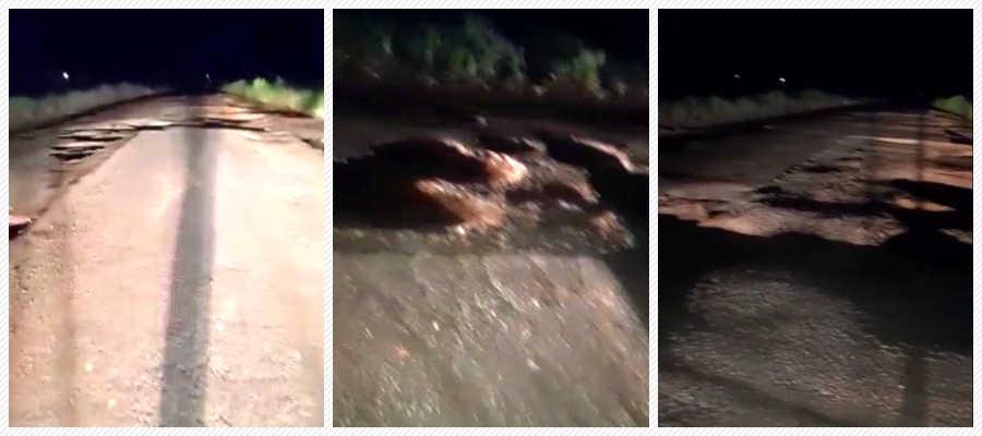 Buraqueira na BR-364 revolta caminhoneiro: 'cadê os políticos, o DNIT' - News Rondônia