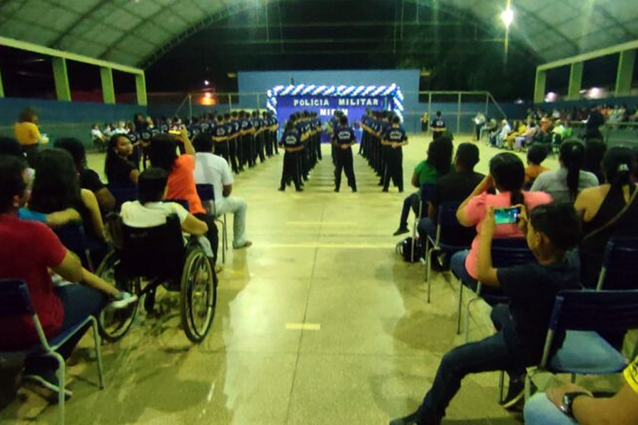 Aula inaugural marca reativação do projeto 'Polícia Militar Mirim' em Guajará-Mirim - News Rondônia