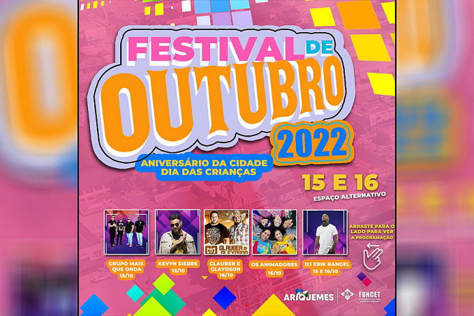 Prefeitura prepara Festival de Outubro para comemorar o aniversário da cidade e o dia das crianças - News Rondônia