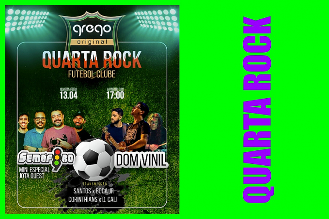 QUARTA ROCK - Mini especial Jota Quest hoje no Grego Original - News Rondônia