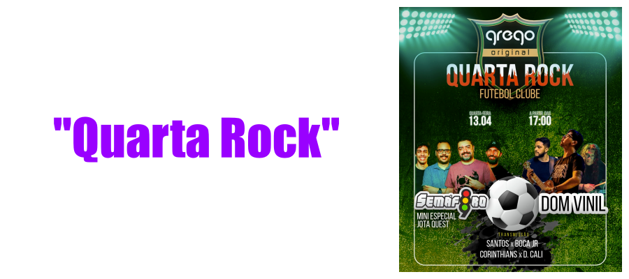 QUARTA ROCK - Mini especial Jota Quest hoje no Grego Original - News Rondônia