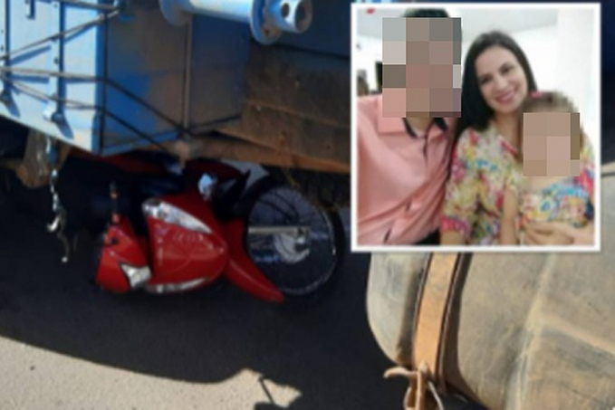 NÃO RESISTIU: Comerciária morre após motocicleta parar embaixo de caminhão - News Rondônia