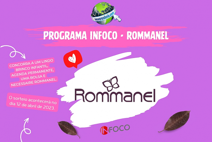 Programa Infoco sorteará um lindo brinco infantil Rommanel - News Rondônia