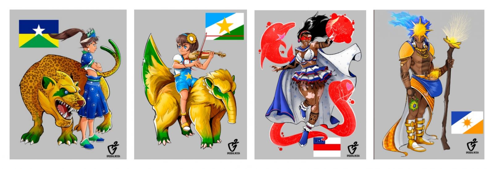 Rondônia e outros estados do país inspiram heróis e heroínas no estilo mangá - News Rondônia