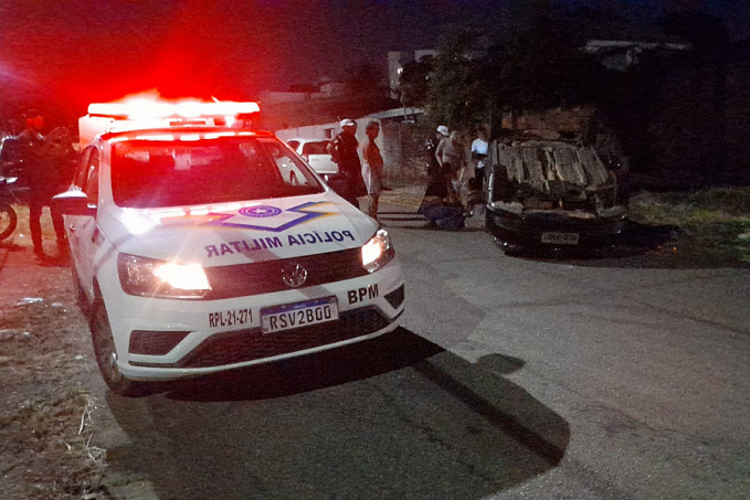 URGENTE: Carro capota em acidente no centro de Porto Velho - News Rondônia