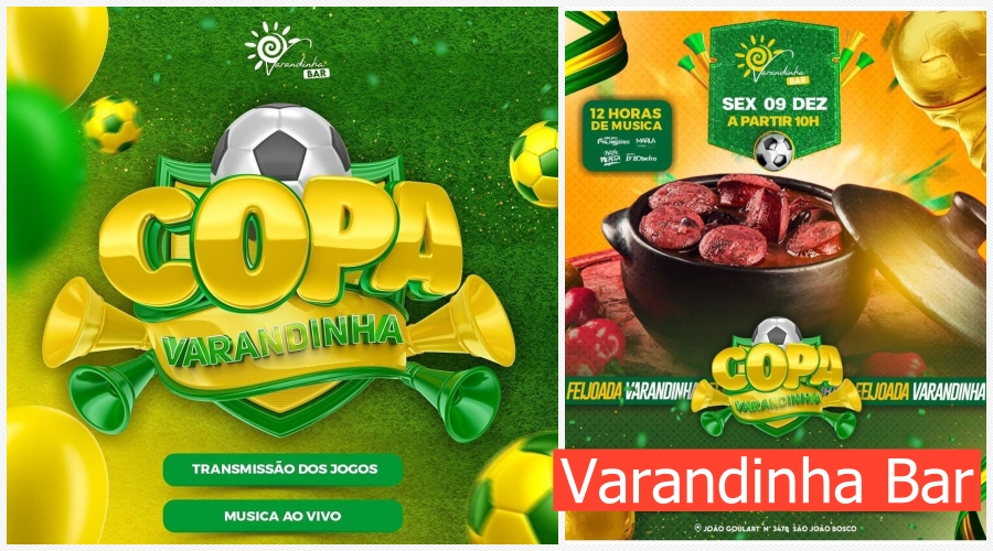 Agenda News: Lugares para você torcer pela seleção brasileira nesta sexta-feira em Porto Velho, por Renata Camurça - News Rondônia