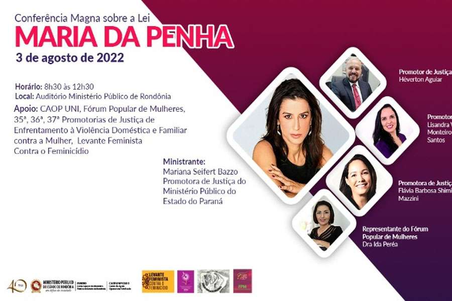 Ministério Público de Rondônia promove conferência sobre Violência Doméstica - News Rondônia