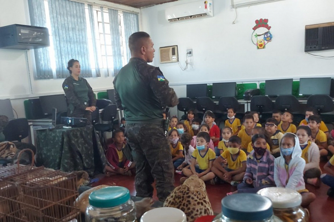 Batalhão de Polícia Ambiental leva ações de educação sobre meio ambiente à região de Guajará-Mirim - News Rondônia