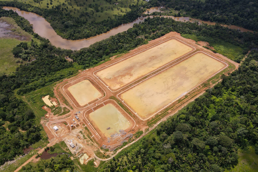 Obras das lagoas da Estação de Tratamento de Esgoto estão em fase de conclusão, em Jaru - News Rondônia
