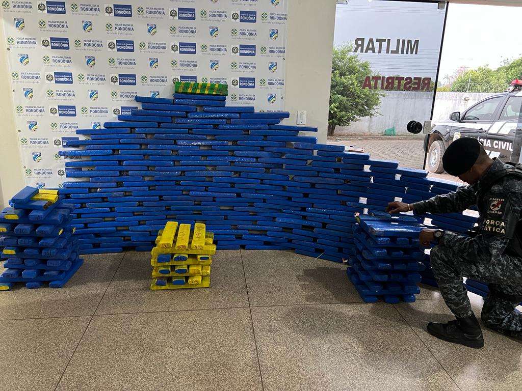 PM apreende cerca de trezentos quilos de maconha em Ji-Paraná - News Rondônia