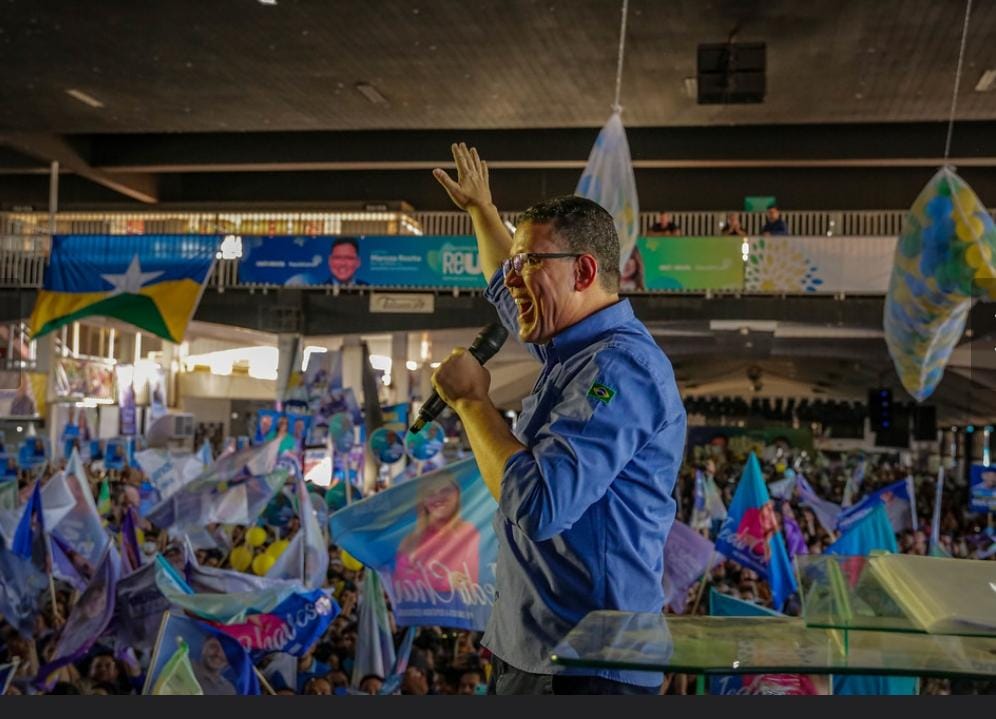 Coronel Marcos Rocha do União Brasil Rondônia [44] é o primeiro candidato a protocolar sua candidatura ao cargo de reeleição ao governo de Rondônia - News Rondônia