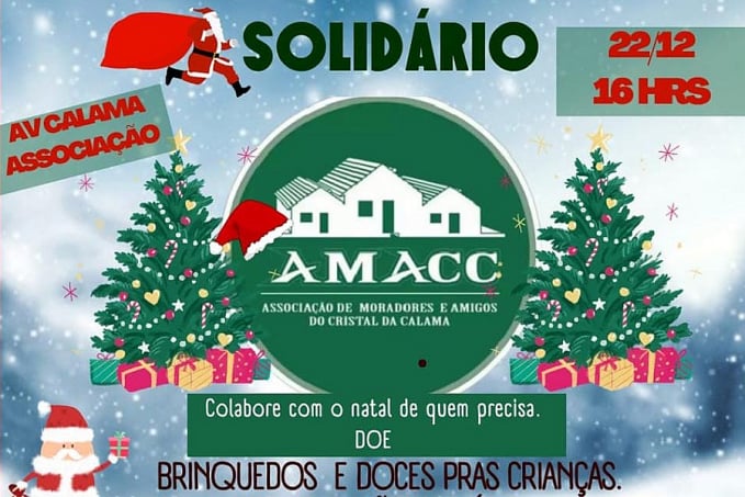 Natal Solidário Cristal da Calama terá parceria do jogo das cachorras - News Rondônia