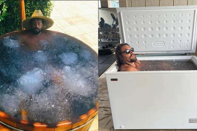 Febre entre famosos como Cauã Reymond e Jason Momoa, banho de gelo para aliviar dores vale a pena? - News Rondônia