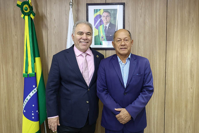 Deputado Coronel Chrisóstomo se reúne com Ministro da Saúde para destinar recursos a Rondônia - News Rondônia