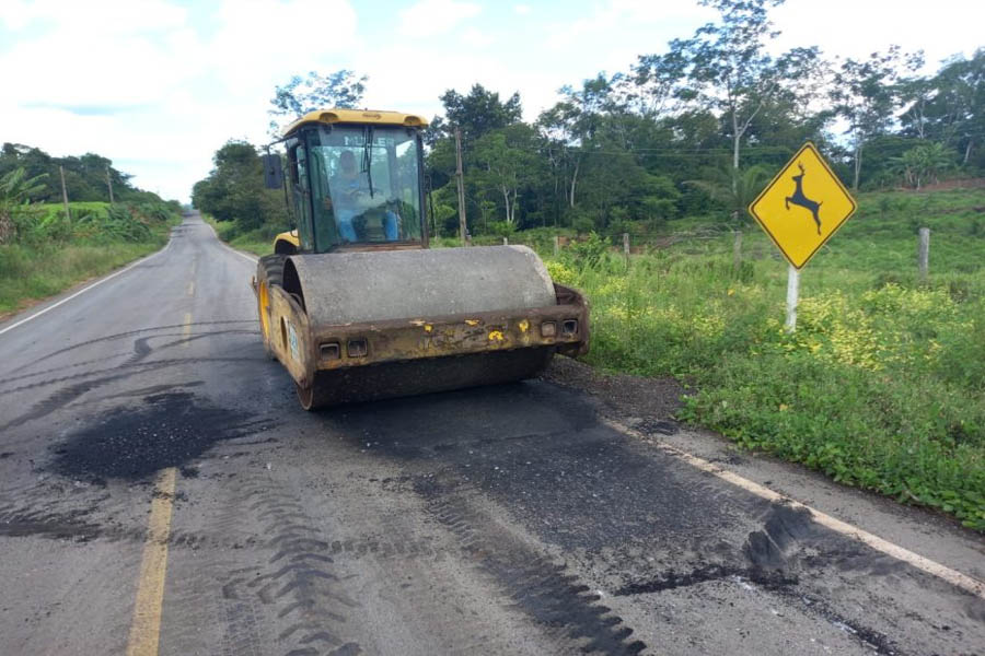 DER intensifica manutenções em rodovias pavimentadas da região da Zona da Mata - News Rondônia