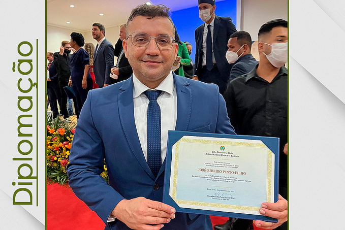 Deputado Ribeiro do Sinpol é diplomado no TRE-RO - News Rondônia