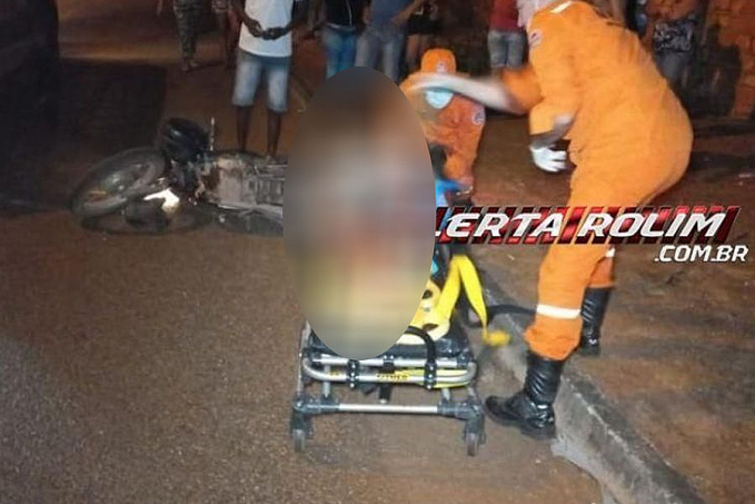Grave acidente foi registrado na Rua Afonso Pena em Rolim de Moura - News Rondônia