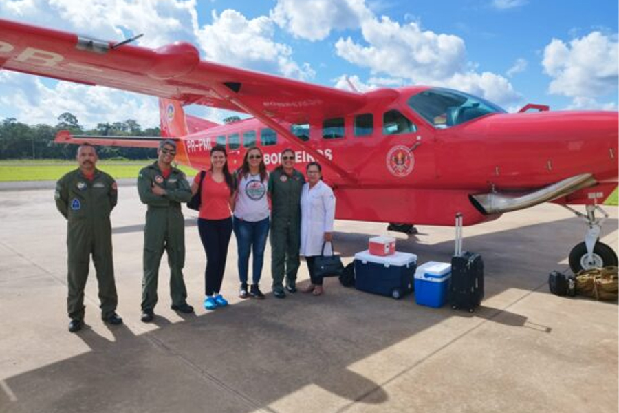 Grupamento de Operações Aéreas do Bombeiro Militar de Rondônia realiza transporte aeromédico para todo Brasil - News Rondônia