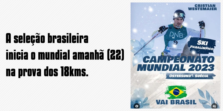 Rondoniense convocado para seleção brasileira disputará Campeonato Mundial de Ski Paralímpico na Suécia - News Rondônia