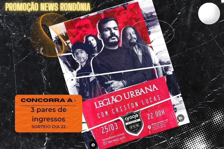 Confira quem são as ganhadoras dos ingressos para o Especial Legião Urbana com Criston Lucas no Grego Original Pub - News Rondônia