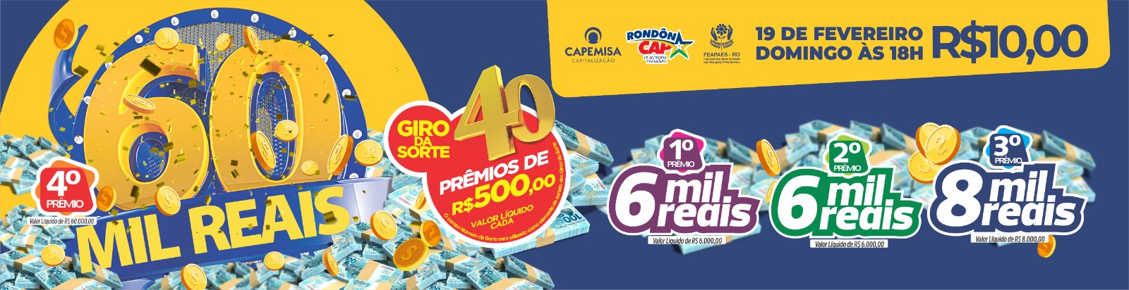 Rondôncap sorteou no domingo dia 12, uma Hilux 4x4 e mais 50 mil reais em prêmios - News Rondônia