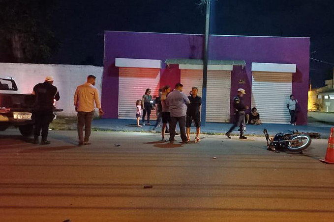 Pai e filhos ficam feridos após serem atropelados por moto em Porto Velho - News Rondônia