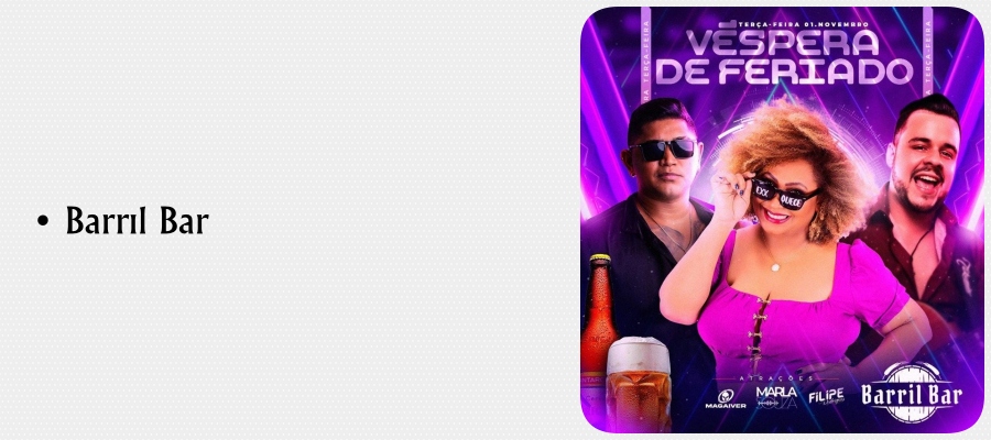 Agenda News: Rolês para curtir na véspera de feriado em Porto Velho, por Renata Camurça - News Rondônia