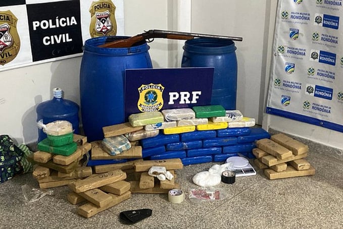 Em Ariquemes, PRF prende quatro traficantes e apreende quase 60 Kg de drogas ilícitas - News Rondônia