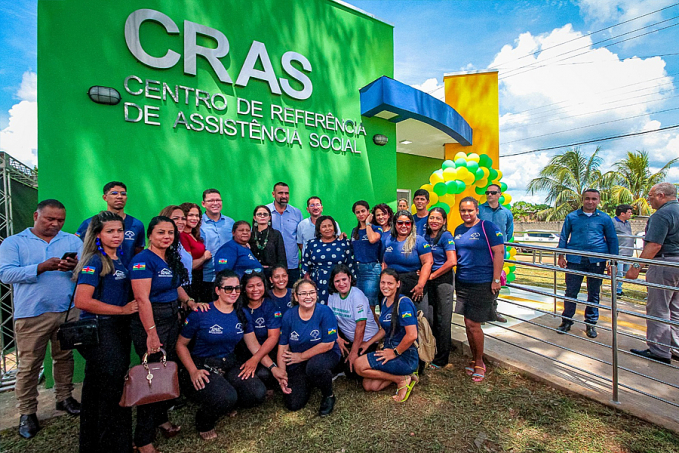 Costa Marques: Marcos Rocha inaugura mais uma unidade do Cras em RO - News Rondônia