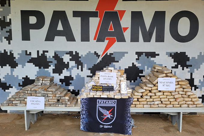 PM apreende cerca de 400kg de cocaína e maconha em Vilhena - News Rondônia