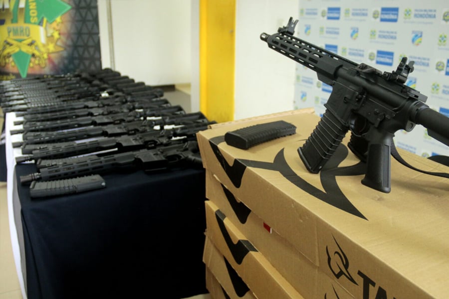 Polícias especializadas de Rondônia recebem reforço de armamento para avançar no combate ao crime - News Rondônia