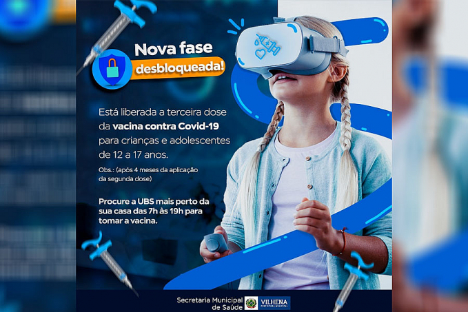 3ª e 4ª dose: Saúde de Vilhena divulga vacinação contra covid-19 em postinhos para idosos e adolescentes - News Rondônia