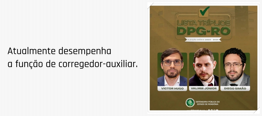 Governador Marcos Rocha escolhe o acreano Victor Hugo Lima como novo defensor-geral de Rondônia - News Rondônia