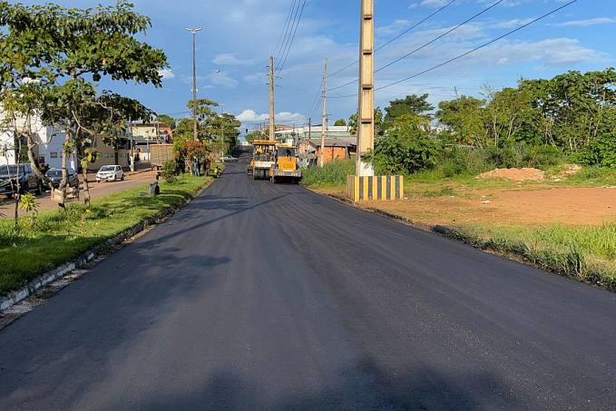 Mais de 20 quilômetros de recapeamento foram concluídos nos três primeiros meses de 2023 na capital - News Rondônia
