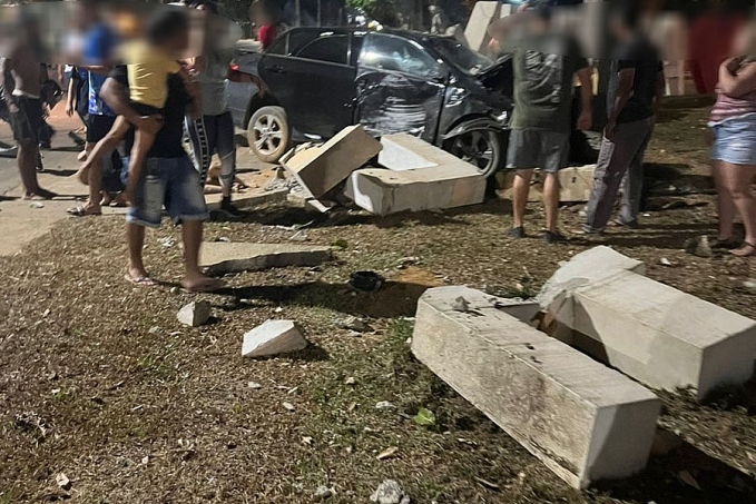 ATUALIZADA: Grave acidente entre carro e moto faz três vítimas fatais - News Rondônia