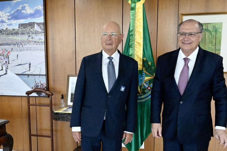 Alckmin discute bioeconomia com presidente do Fórum Econômico Mundial - News Rondônia