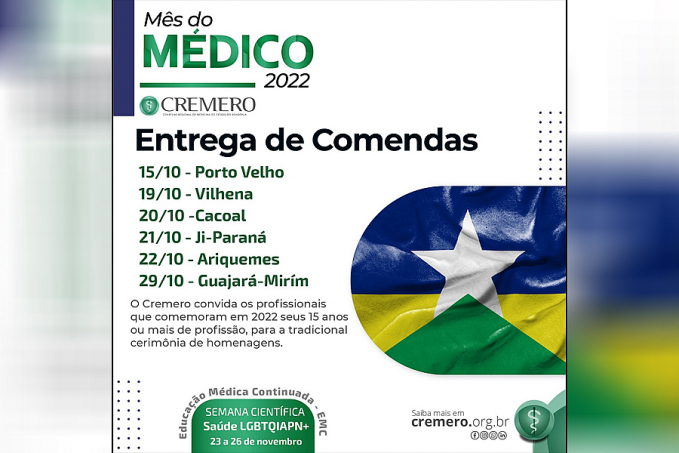 Cremero inicia preparativos para mês do médico - News Rondônia