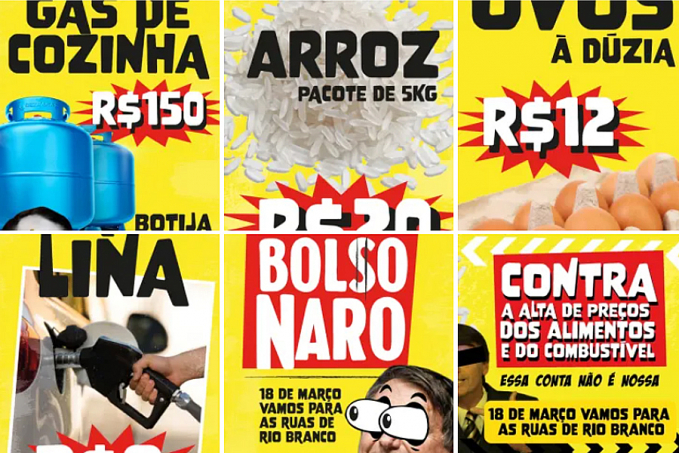 Aumento da gasolina, gás de cozinha e comida pode elevar o tom dos protestos na visita de Bolsonaro ao Acre - News Rondônia