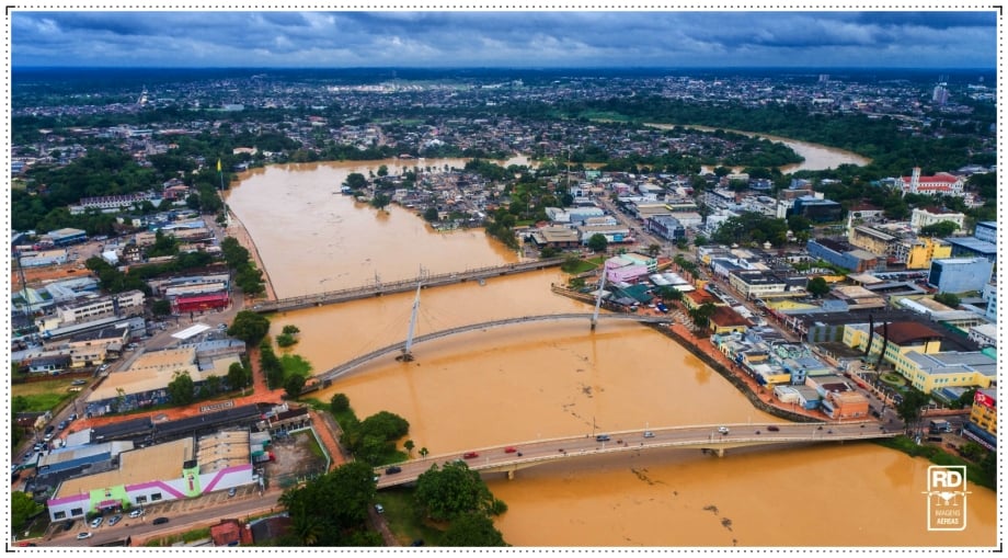 Níveis dos rios no Acre continuam subindo e o número de atingidos ultrapassa os 40 mil - News Rondônia
