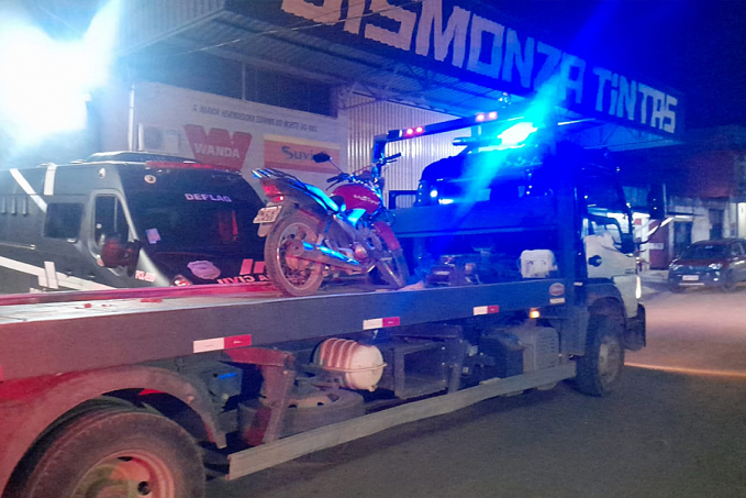 FLAGRANTE: Homem é preso em motocicleta com placa furtada e adulterada - News Rondônia
