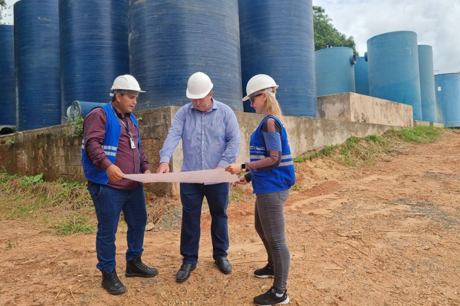 Obras de melhoria e ampliação da Estação de Tratamento de Água avançam em JiParaná - News Rondônia