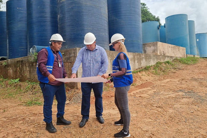 Obras de melhoria e ampliação da Estação de Tratamento de Água avançam em JiParaná - News Rondônia
