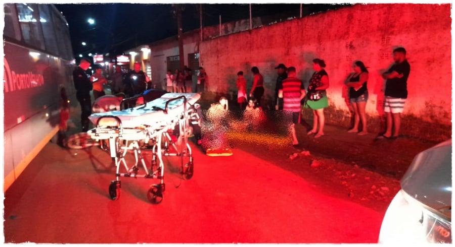 Acidente grave entre moto e ônibus deixa casal ferido na zona sul de Porto Velho - News Rondônia