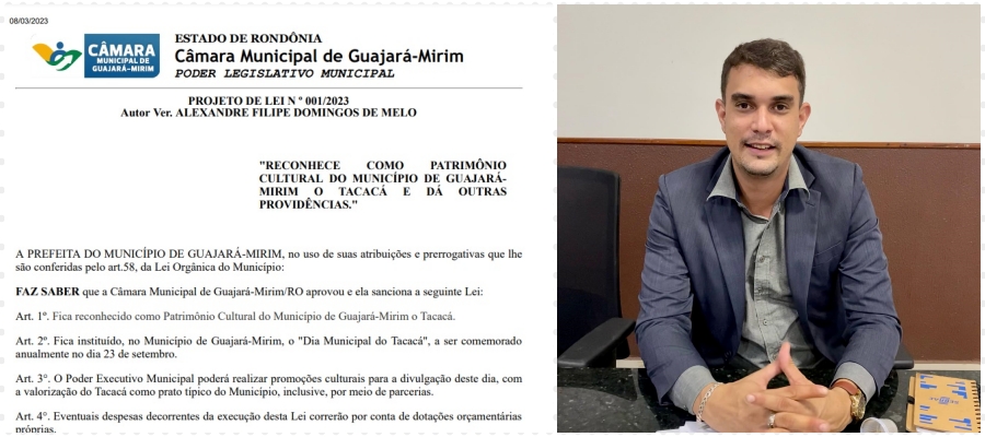 Originário das brenhas do Pará, projeto torna o Tacacá um Patrimônio Cultural de Guajará-Mirim - News Rondônia