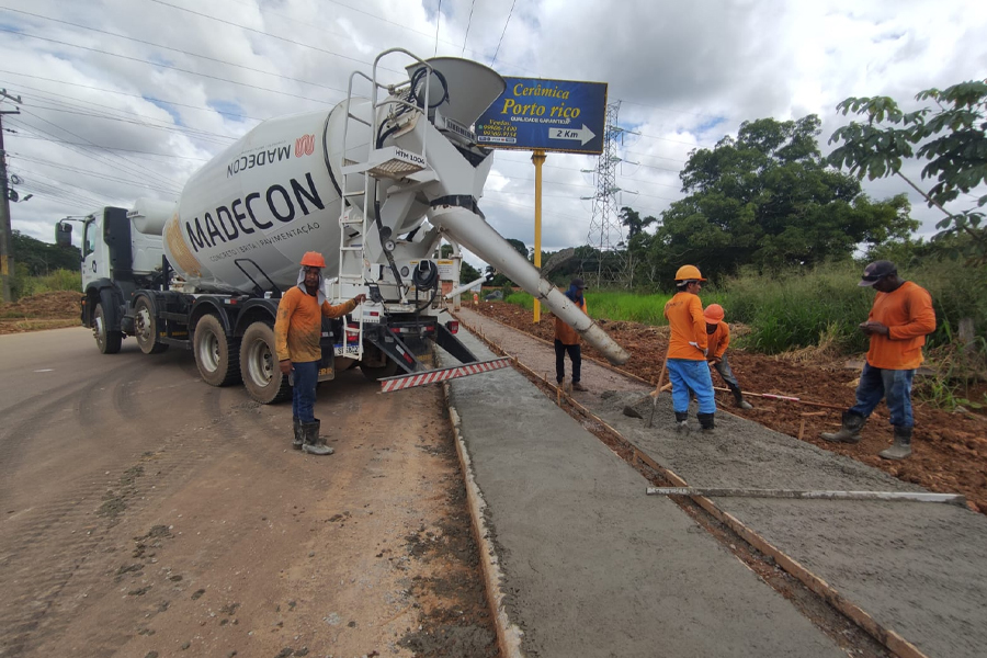 Obras da Estrada dos Periquitos alcançam mais de 70% de execução - News Rondônia