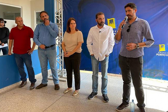 Márcio Pacele junto ao prefeito Hildon Chaves participa da reinauguração da UBS de Nova Califórnia - News Rondônia