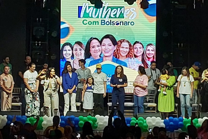 Michelle Bolsonaro se une a base feminina do coronel Marcos Rocha e fortalece apoio das mulheres para reeleição do presidente - News Rondônia